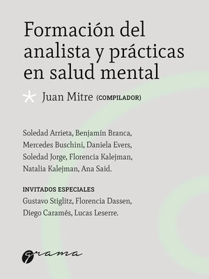 cover image of Formación del analista y prácticas en salud mental